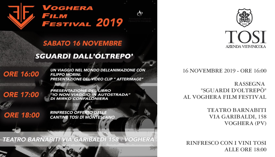 Rassegna "Sguardi d'Oltrepò" al Voghera Film Festival (16/11/2019)