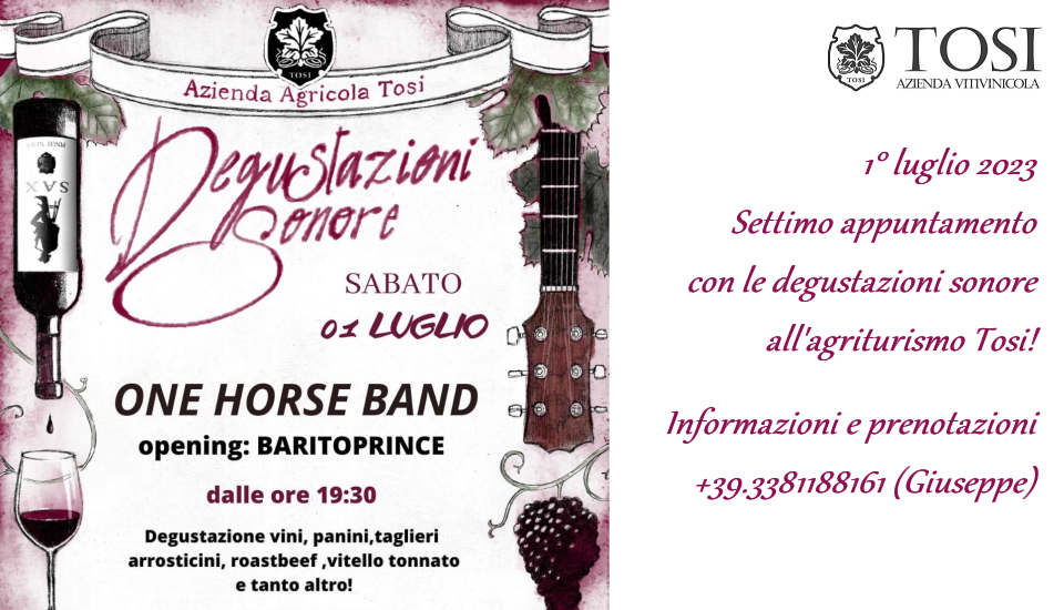 Degustazioni Sonore: One Horse Band, Baritoprince (1° luglio 2023)
